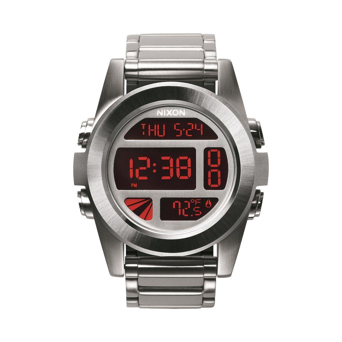 Reloj Nixon UNIT SS SILVER RED-0