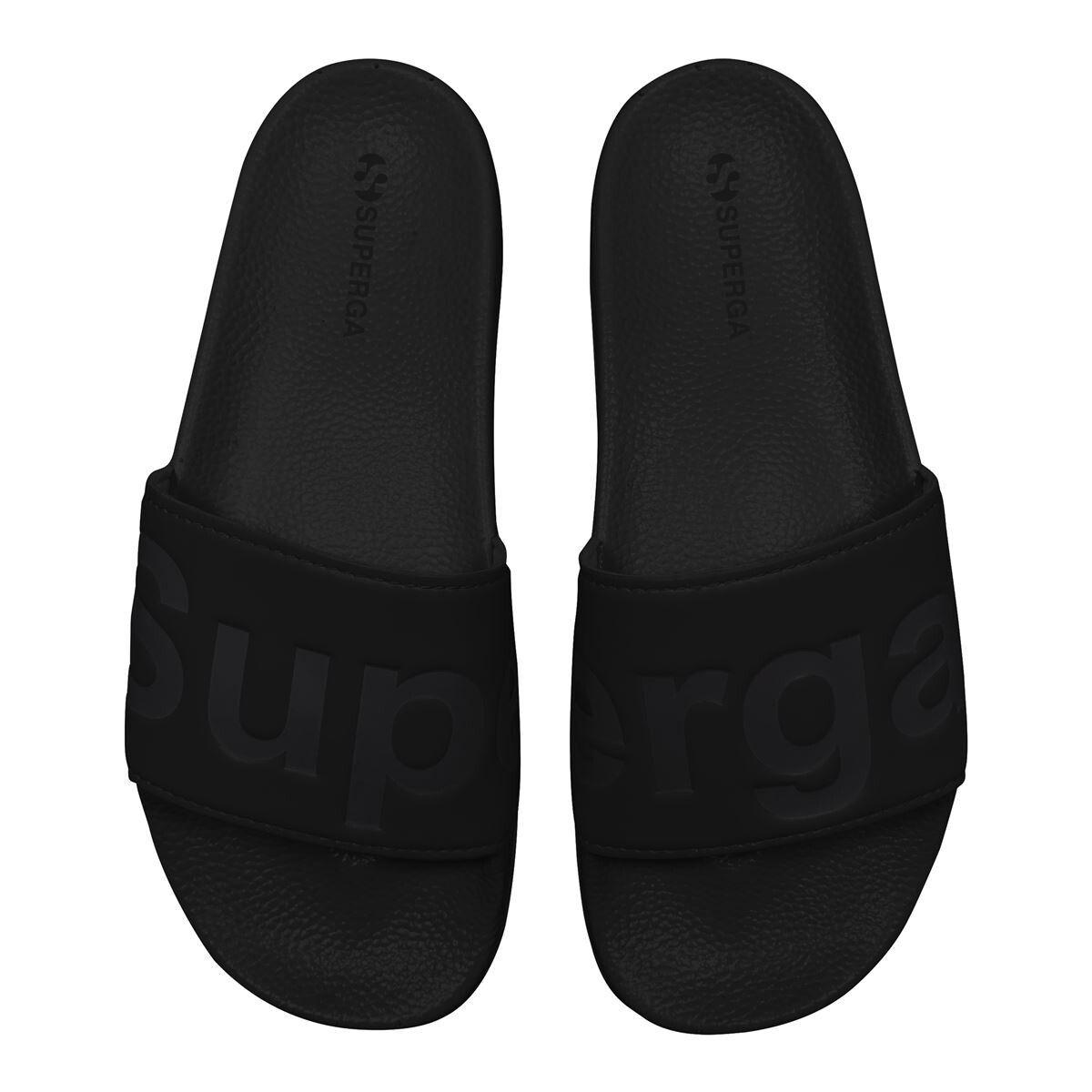 Sandalia 1908 Slides Polysoft All Black Superga-2