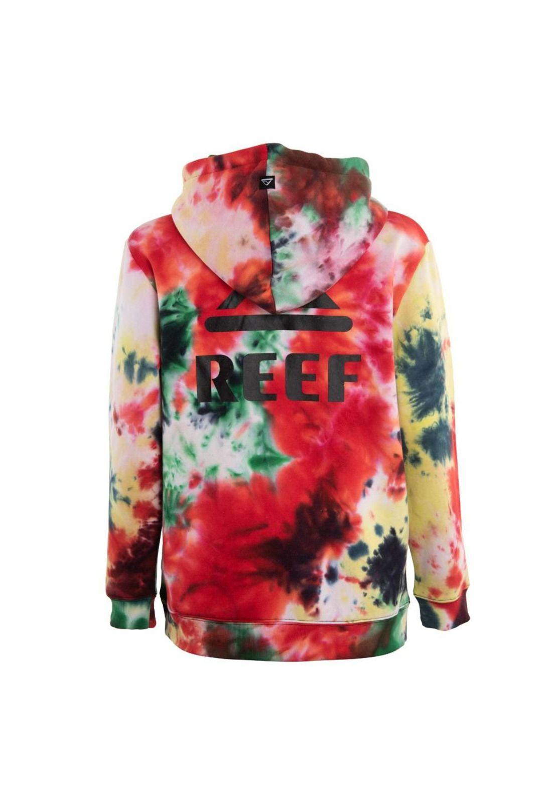 Poleron Hoodie Kids Multicolor Prints Red-2