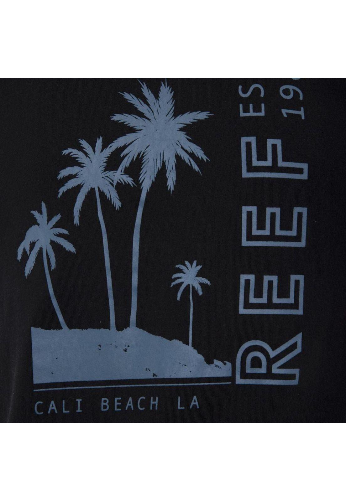 Polera Kids Palm Black Grey-3