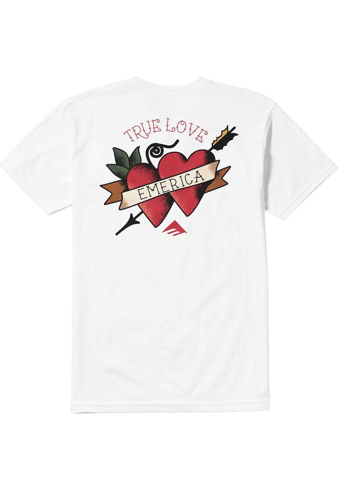 Polera Love Triangle Tee White-1