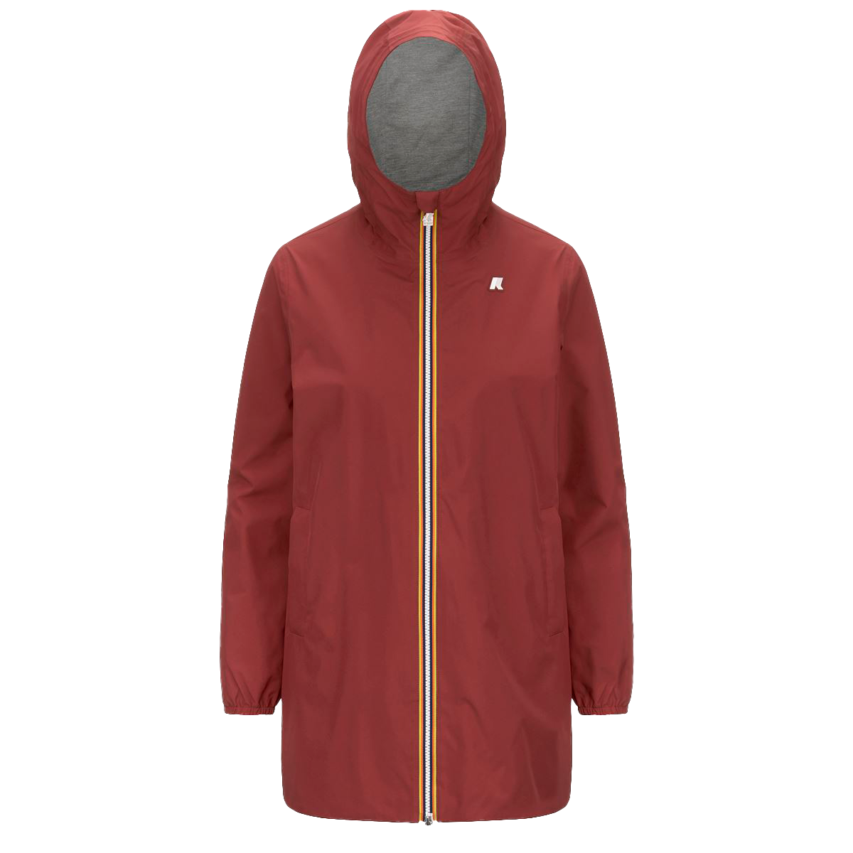 Chaqueta Women Impermeable Sophie Stretch Poly Jersey Red Brownish-0