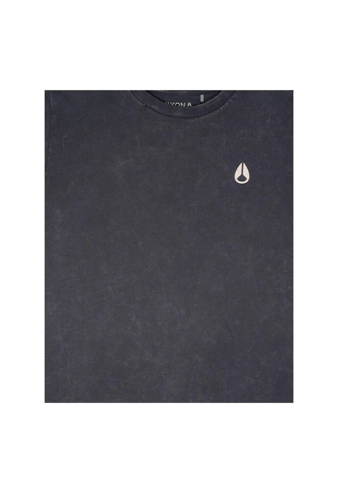 Polera Nixon Men Crocodile Light Black-2