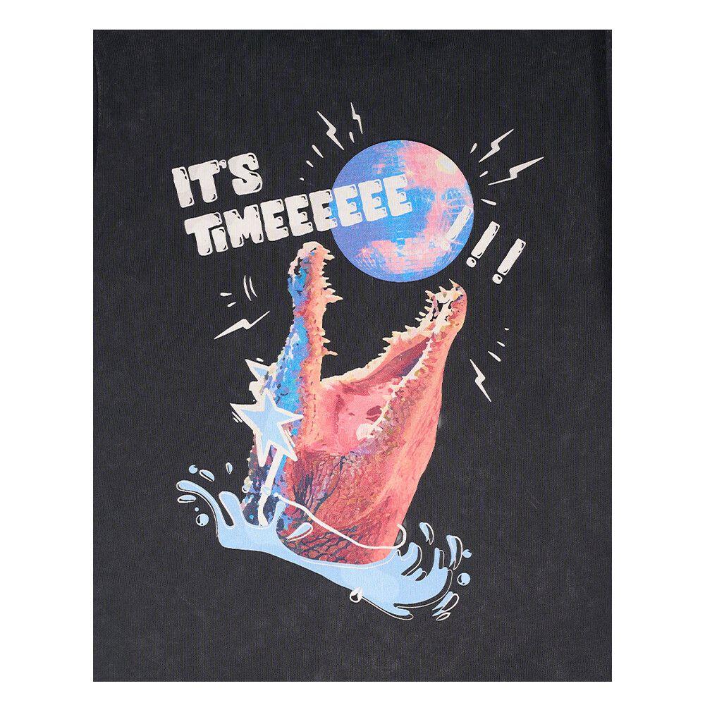 Polera Nixon Men Crocodile Light Black-3