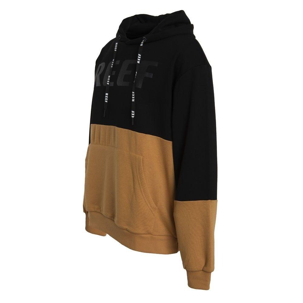 Poleron Men Hoodie Bicolor Black Brown-1