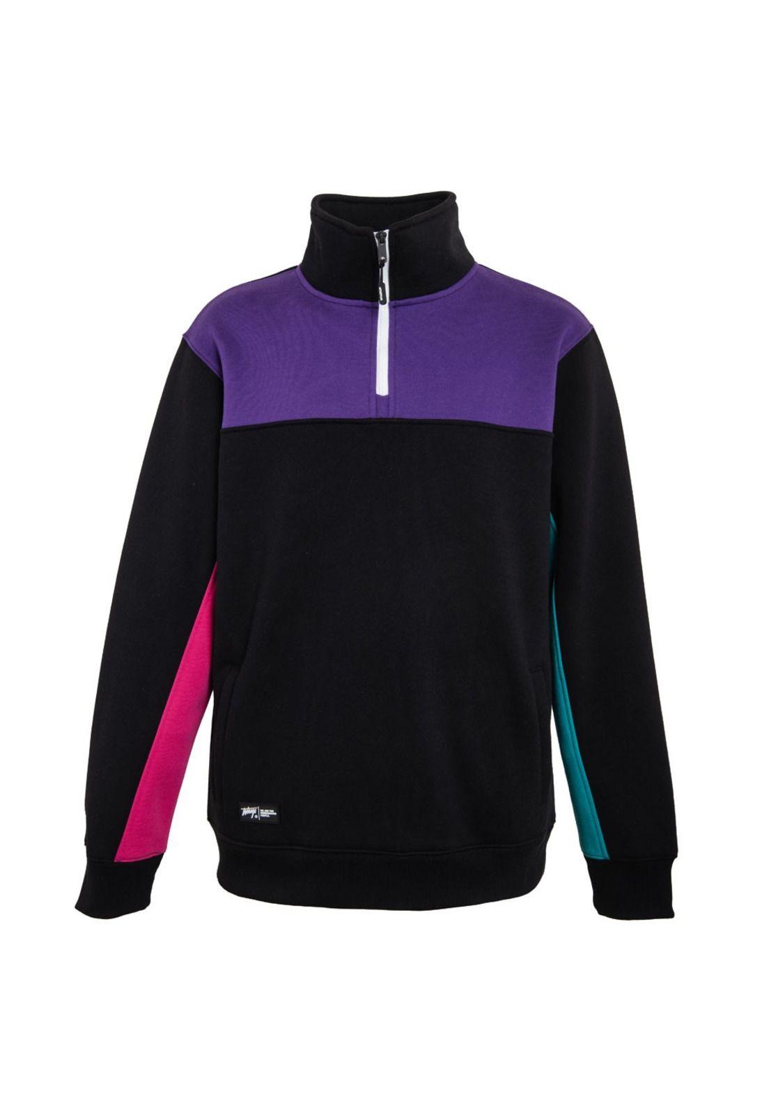 Polar Men Half Zip Black Multi-0