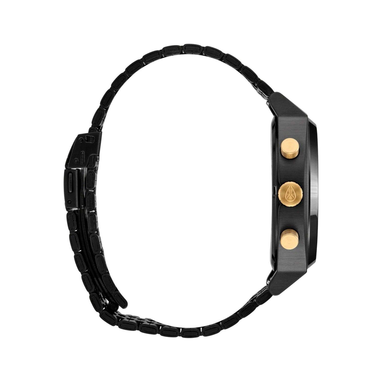 Reloj Nixon Time Teller Chrono Black Black Gold-2