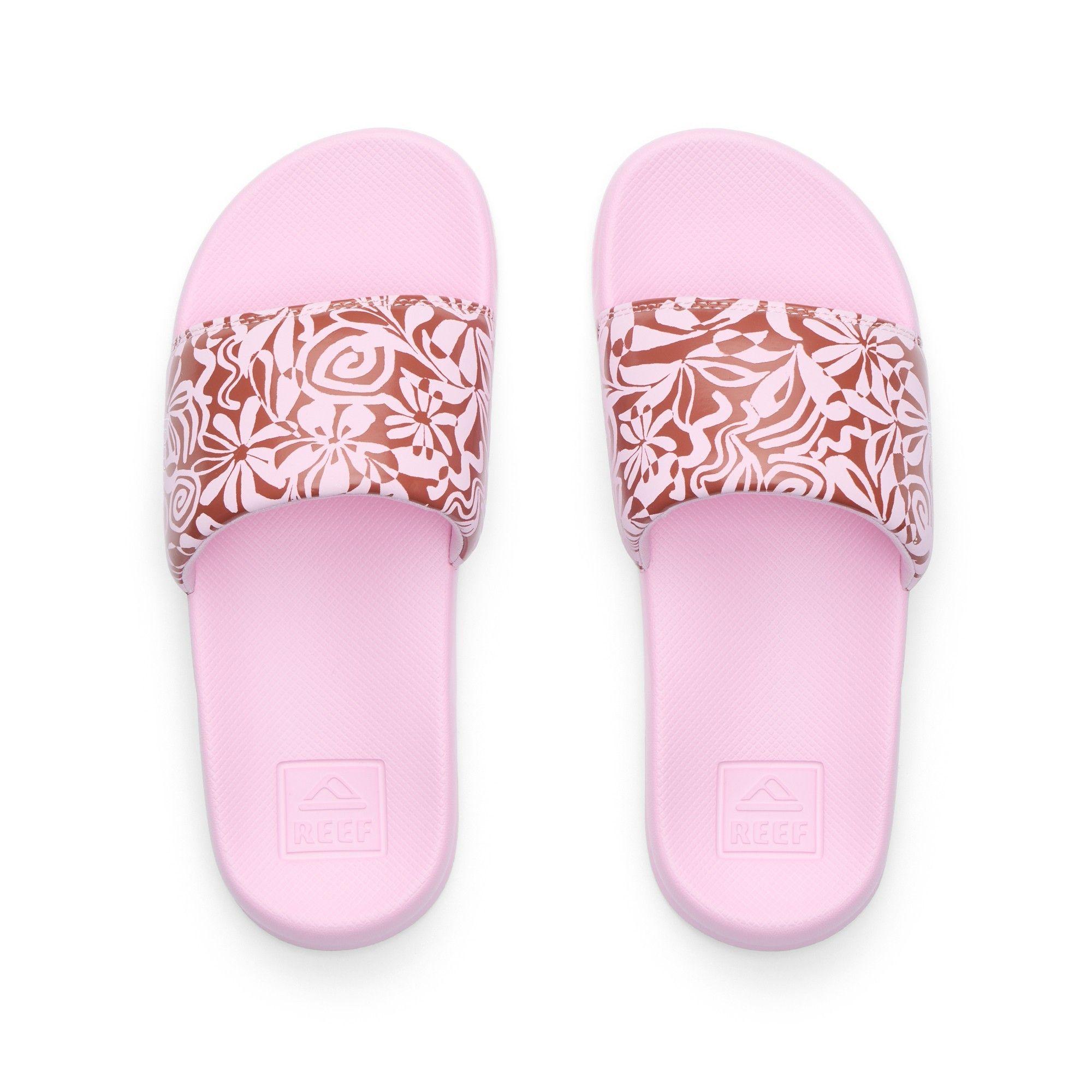 Sandalia Reef Kids One Slide Pink Mode Floral-2