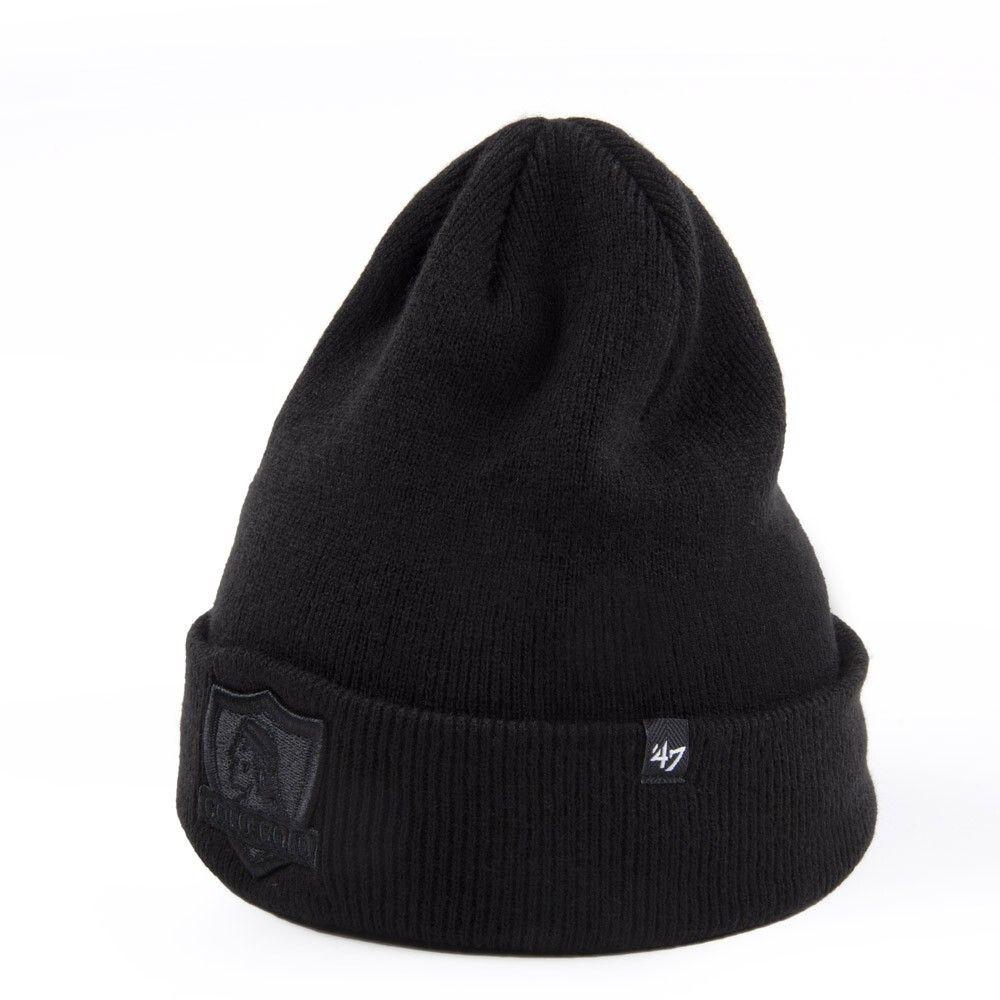 Gorro Colo Colo All Black Rais Cuff Knit-3