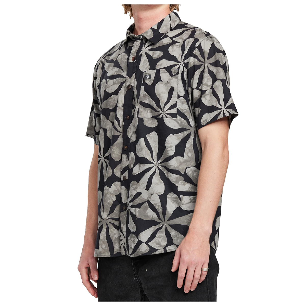 Camisa Men IPD Spinner Button Black-2