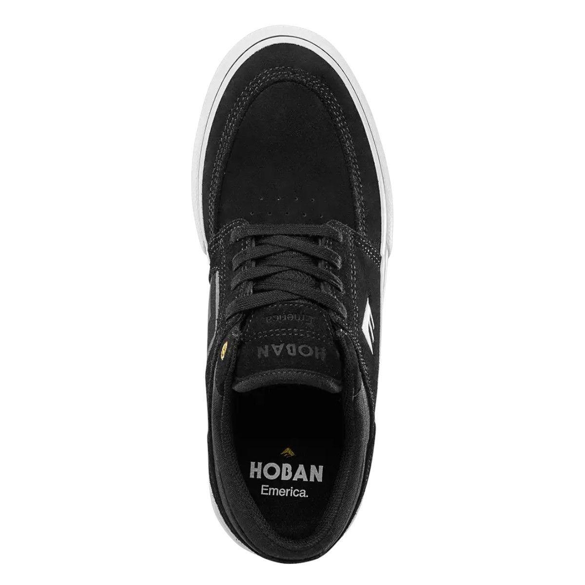 Zapatilla Emerica Hoban Black White Gold-1