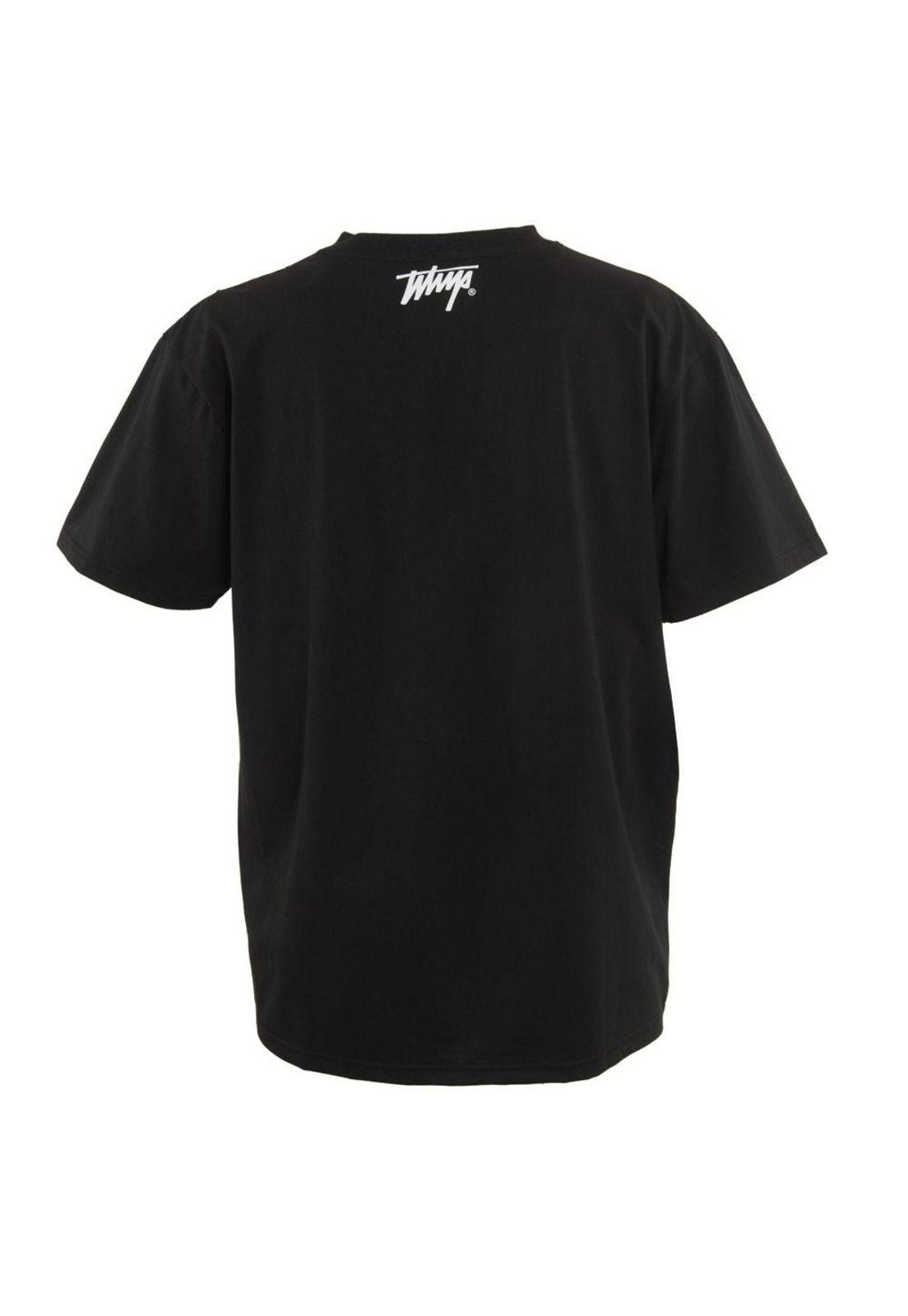 Polera Manga corta WHATUP Hombre  I2390 Negro-2