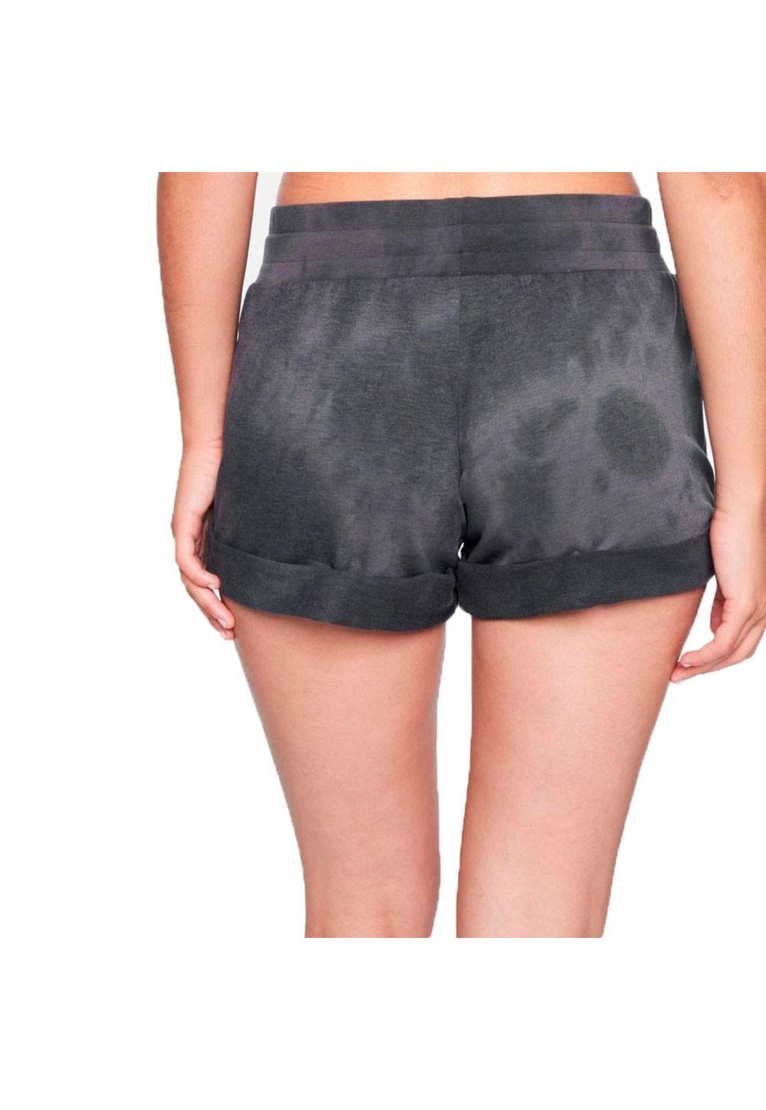 Short Cozy Rolled Hem Vintage Black Hurley-1