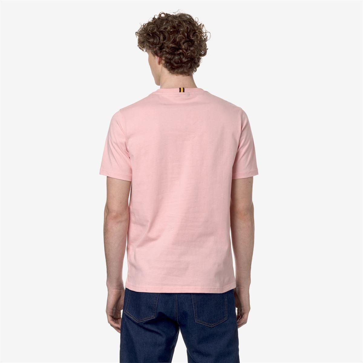 Polera K-Way Men Odom Typo Established Pink-3