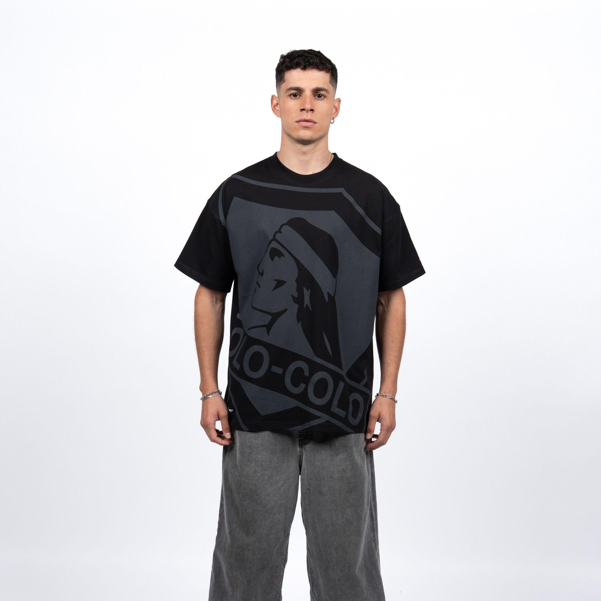 Polera Colo-Colo Urbano Escudo Grande Negro-0