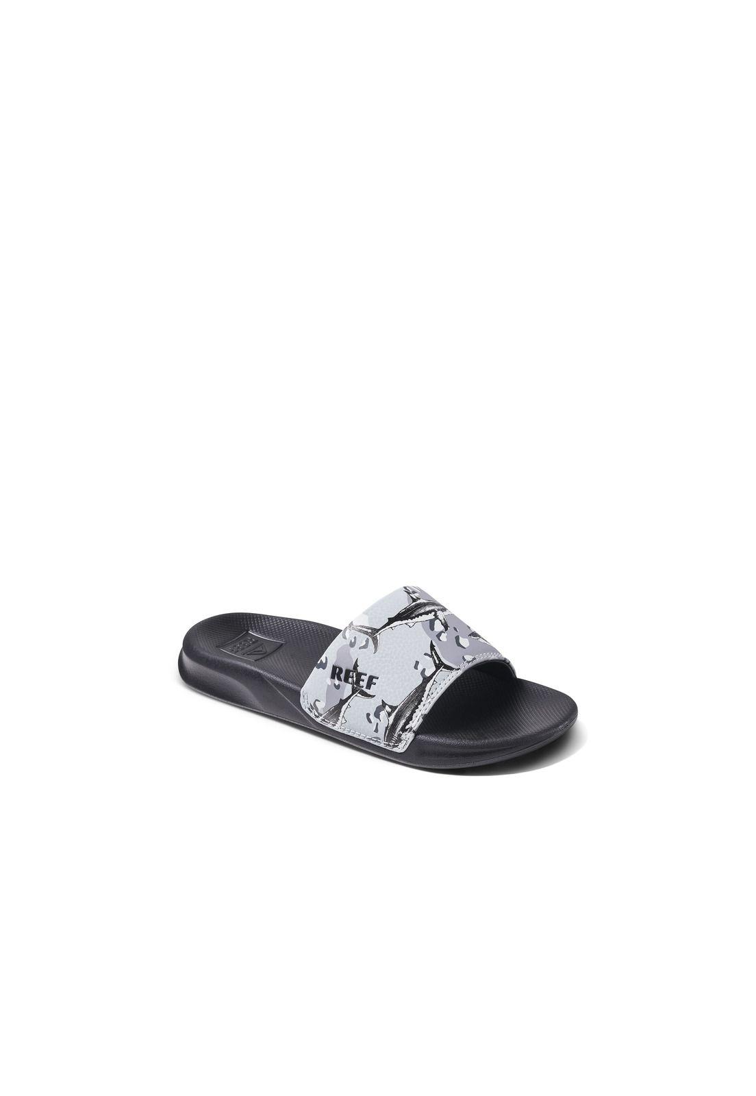 Sandalia Reef Kids One Slide Grey Camo-0
