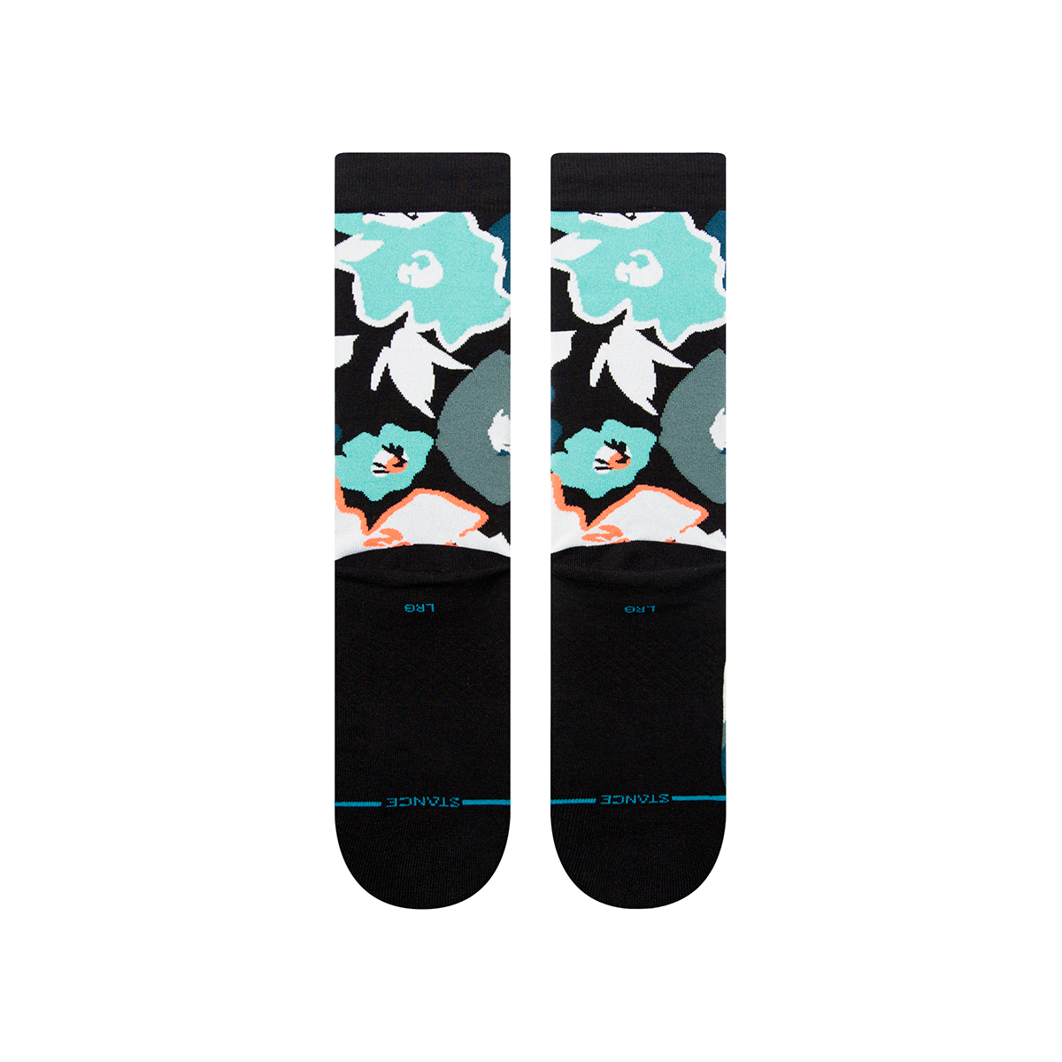 Stance Sock Men Flower Beds Crew Black-2