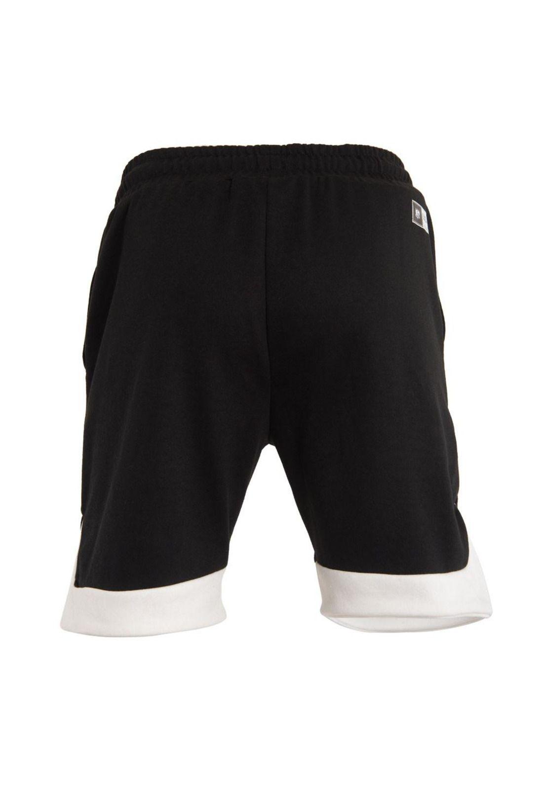 Short Colo Colo Urbano "Albo" Negro Blanco-2