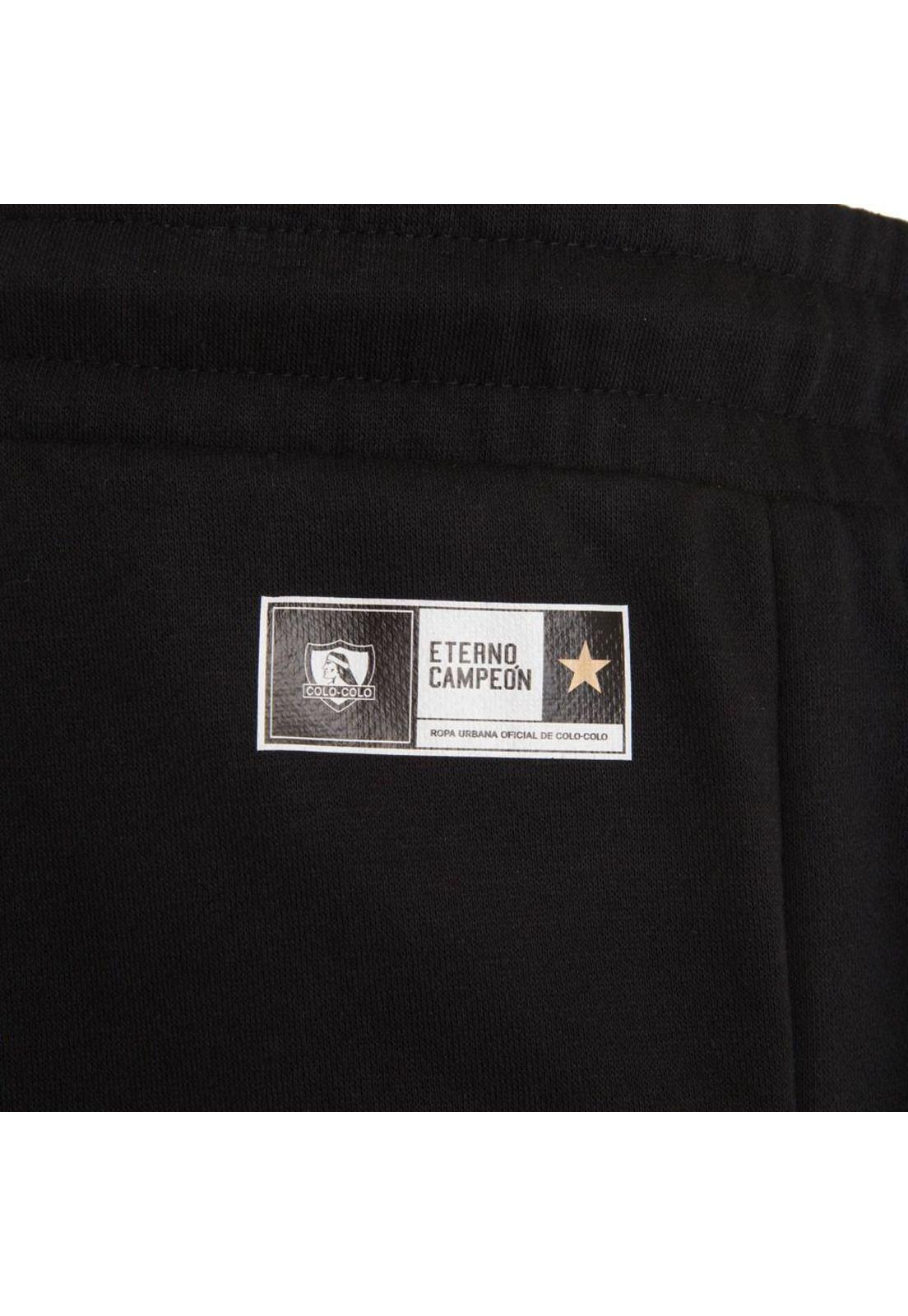 Short Colo Colo Urbano "Albo" Negro Blanco-3