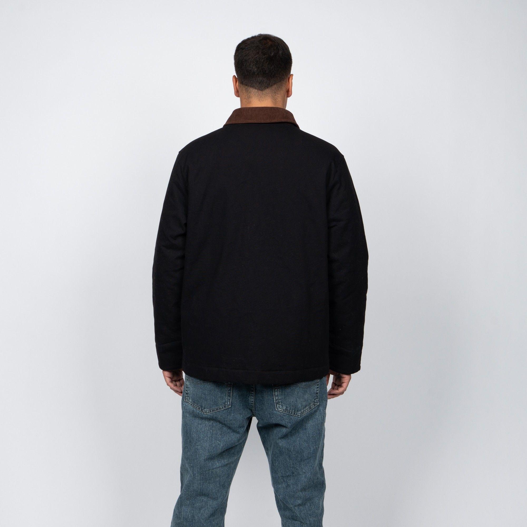 Casaca Reef Men Full Zipper Black Beige-1