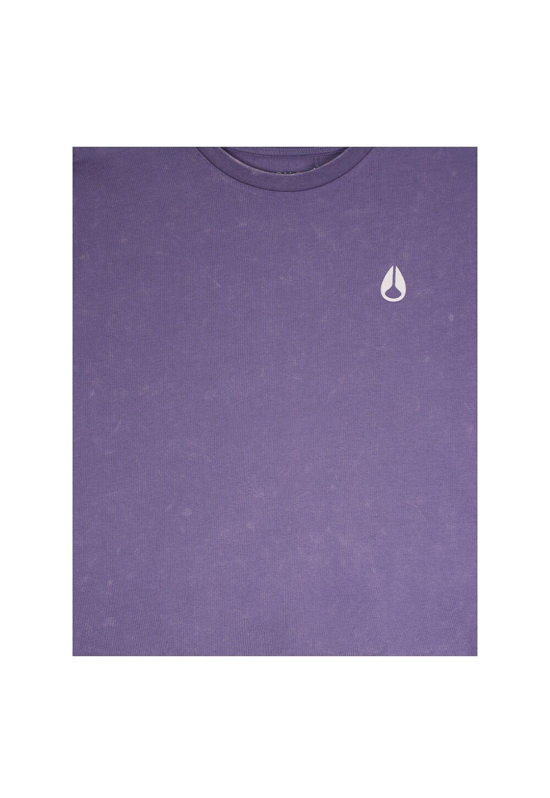 Polera Nixon Men Crocodile Light Purple-2