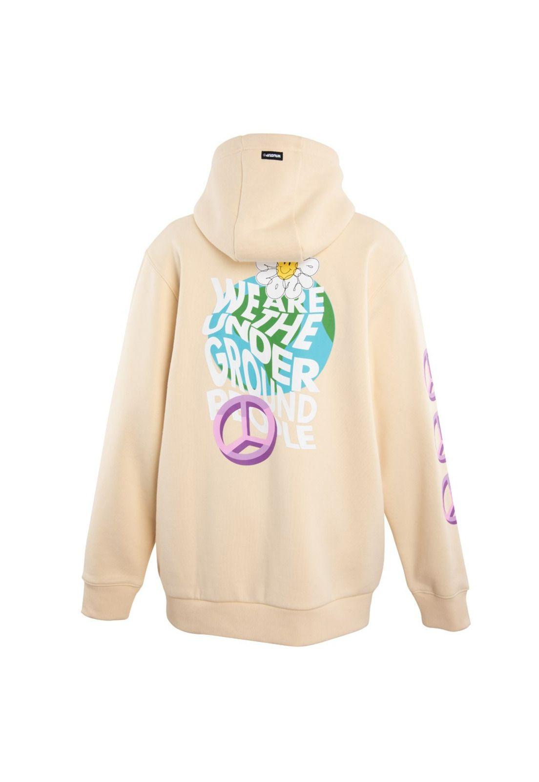 Poleron Men P&L Beige Full Zipper-2