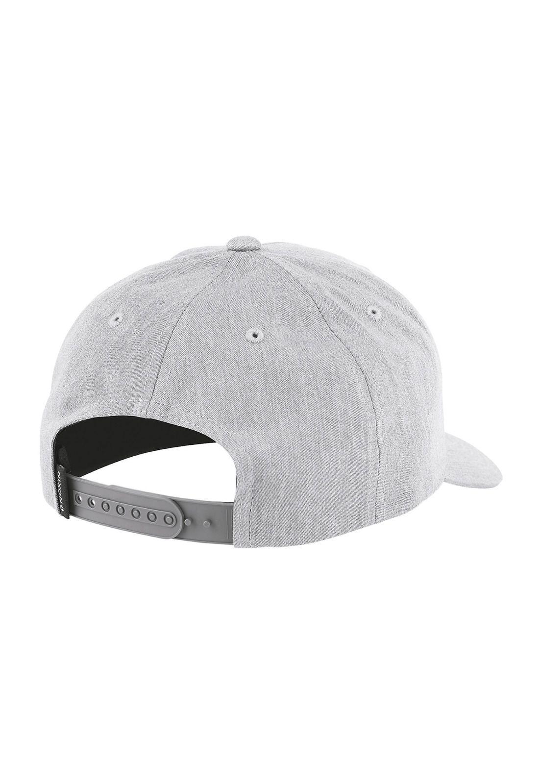 Jockey Nixon Lockup Snapback Hat Heather Gray-1