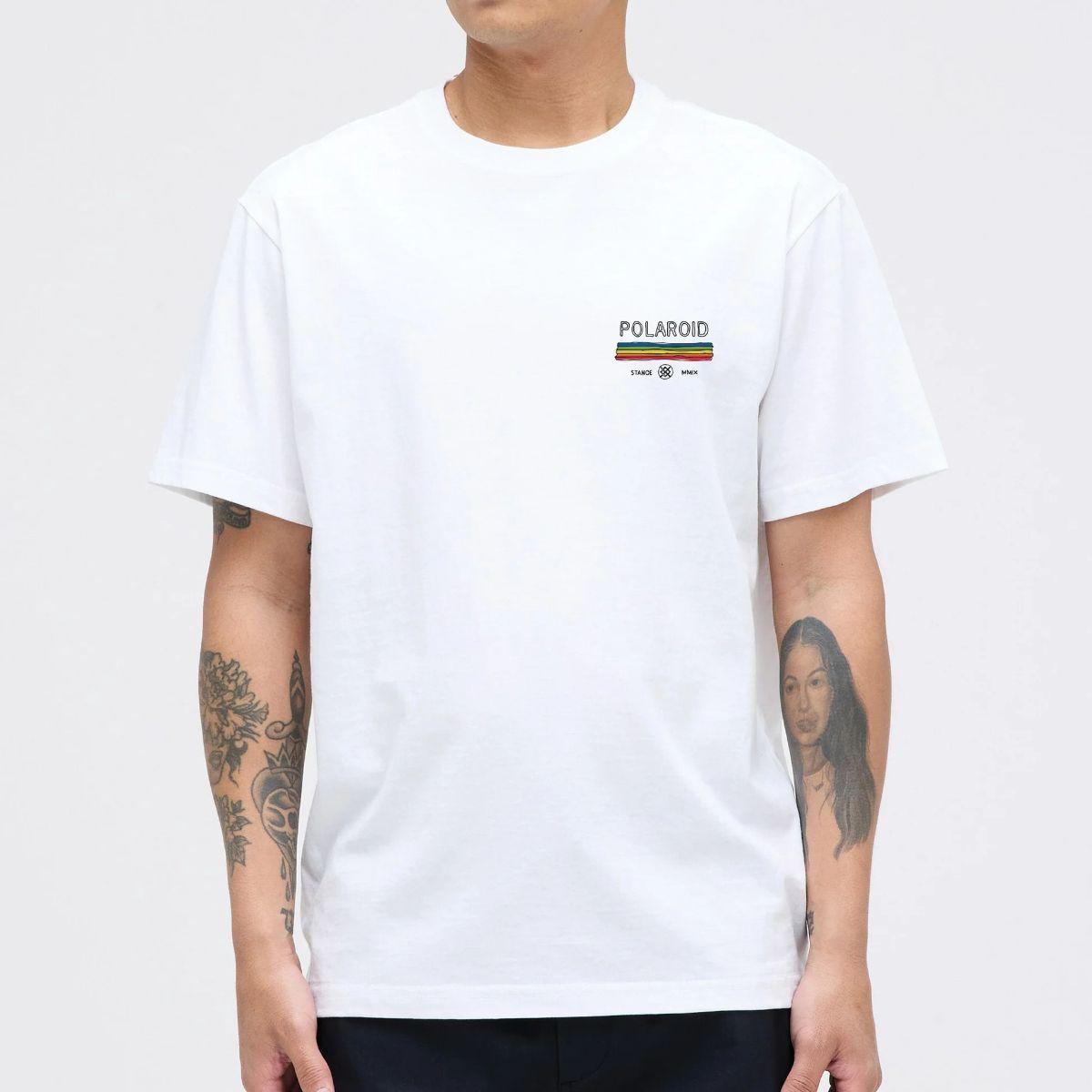 Polera Stance Polaroid Cartridge White-0