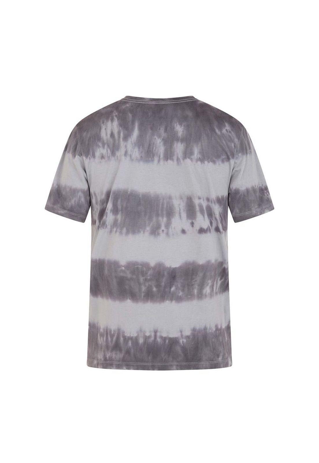 Polera Everyday Washed Tiedye Tealtint Grey Black Hurley-1