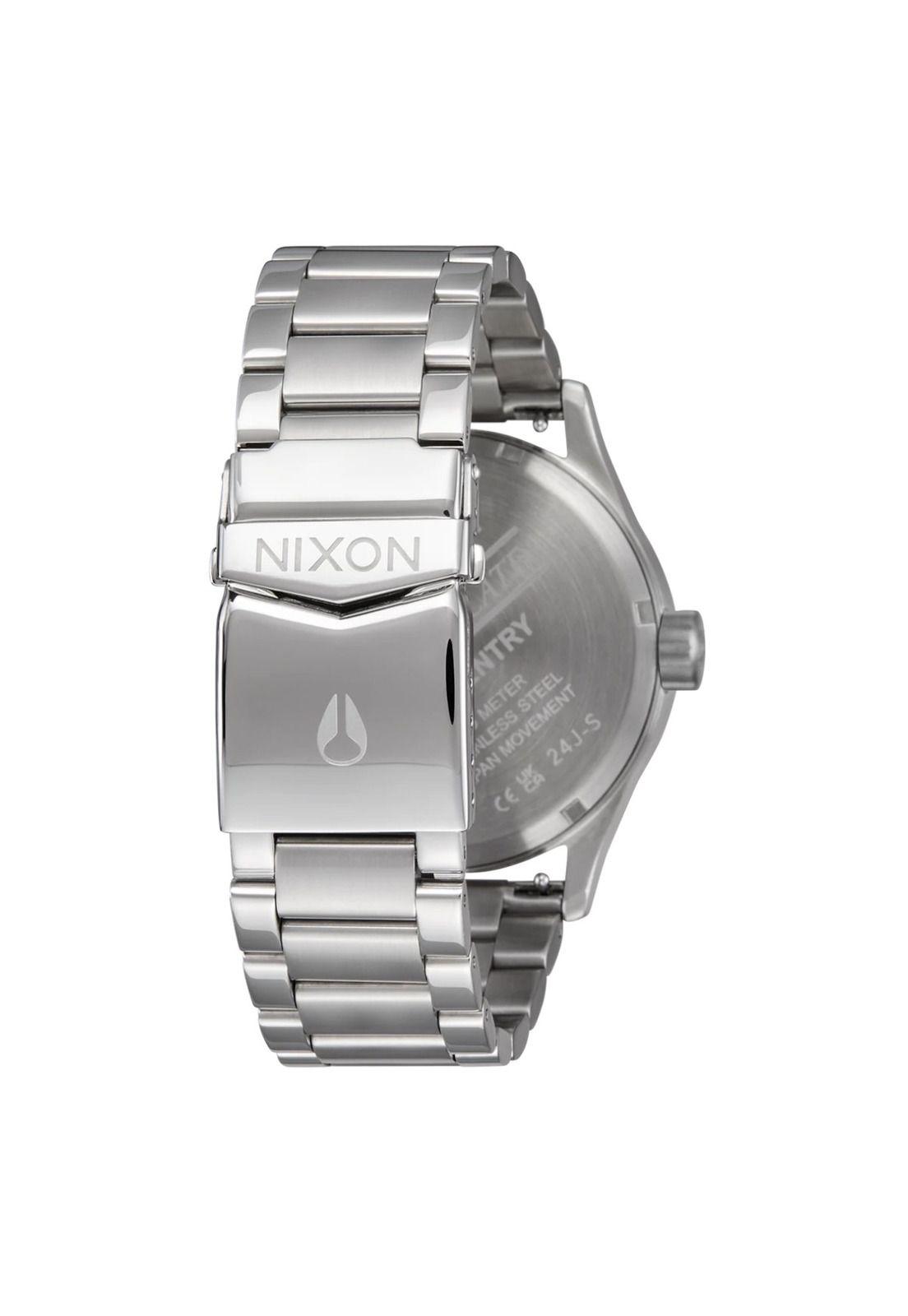 Reloj Nixon Sentry Silver Coral-2