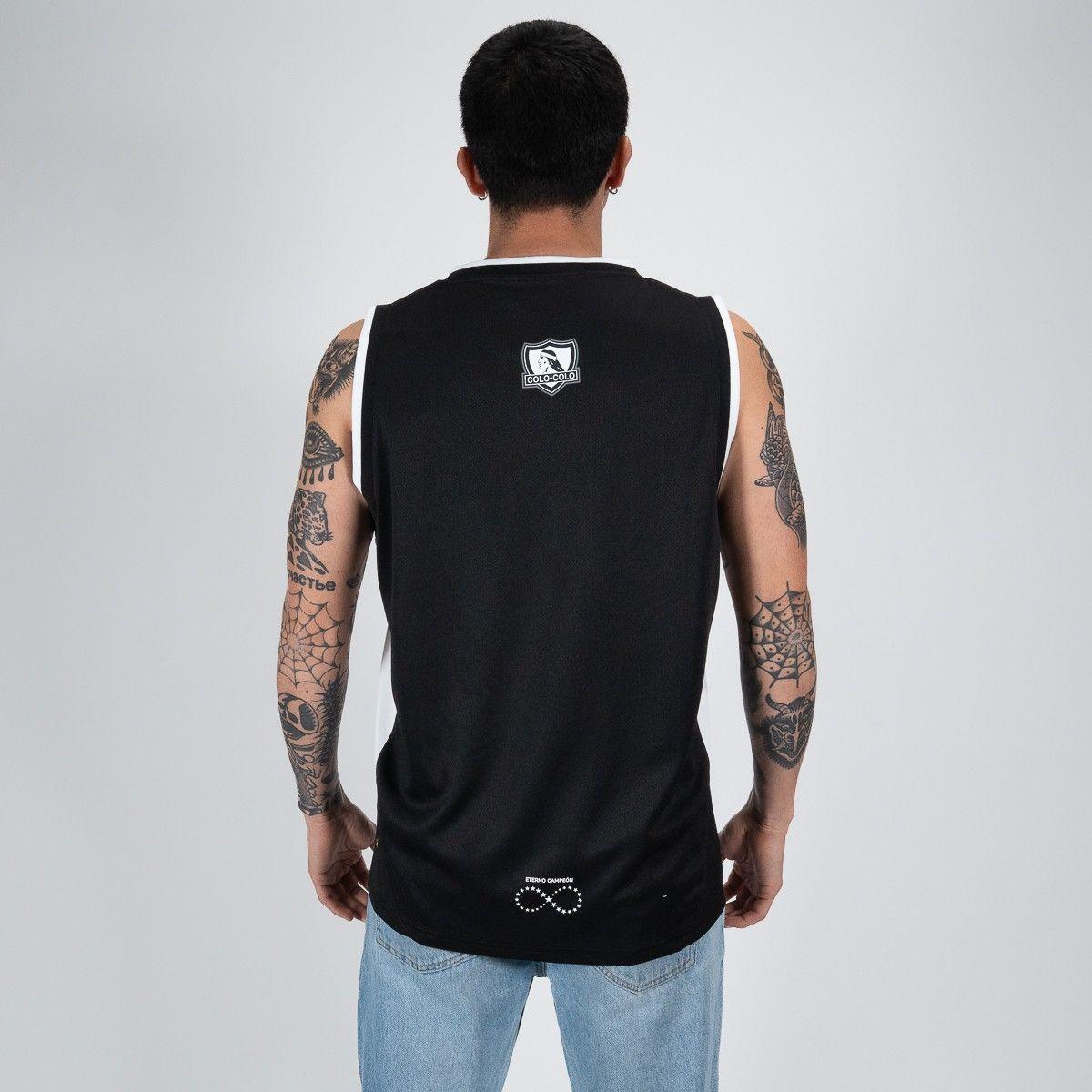 Polera Tank Colo Colo Urbano Negro-1