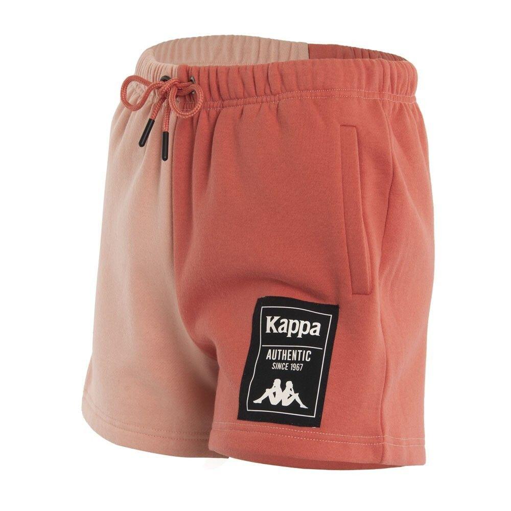 Short Women Split Orange Coral-1