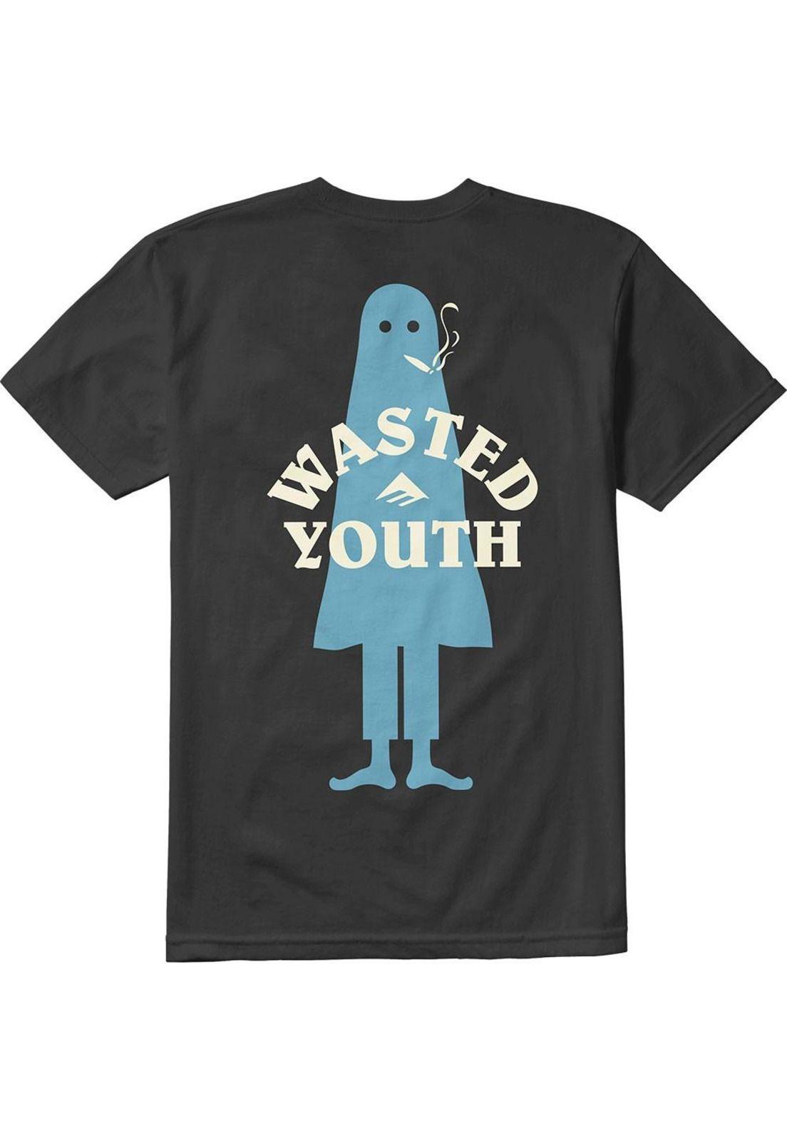 Polera Wasted Tee Black-1