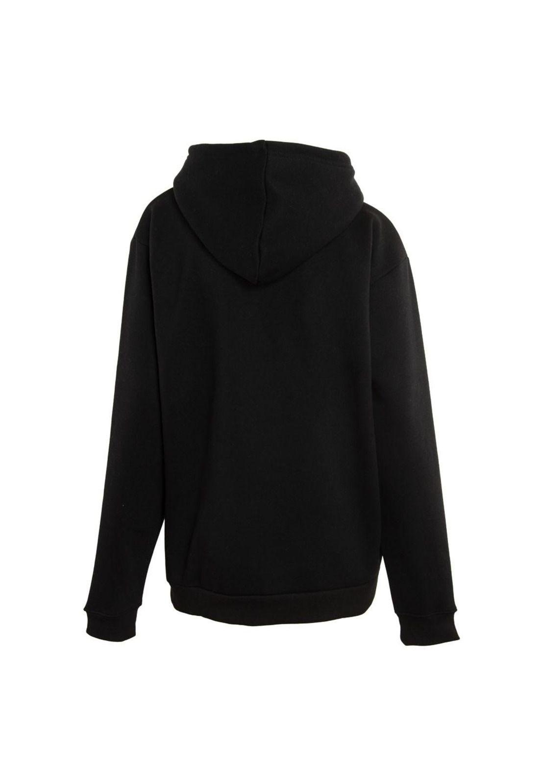 Poleron Men Full Zipper Black Palm-2