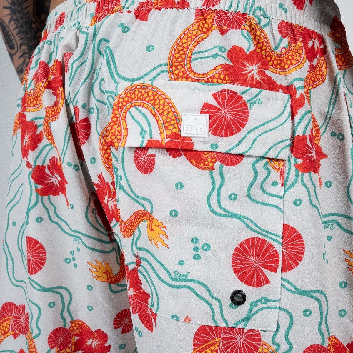 Traje de Baño Reef Men Grey Dragons-1