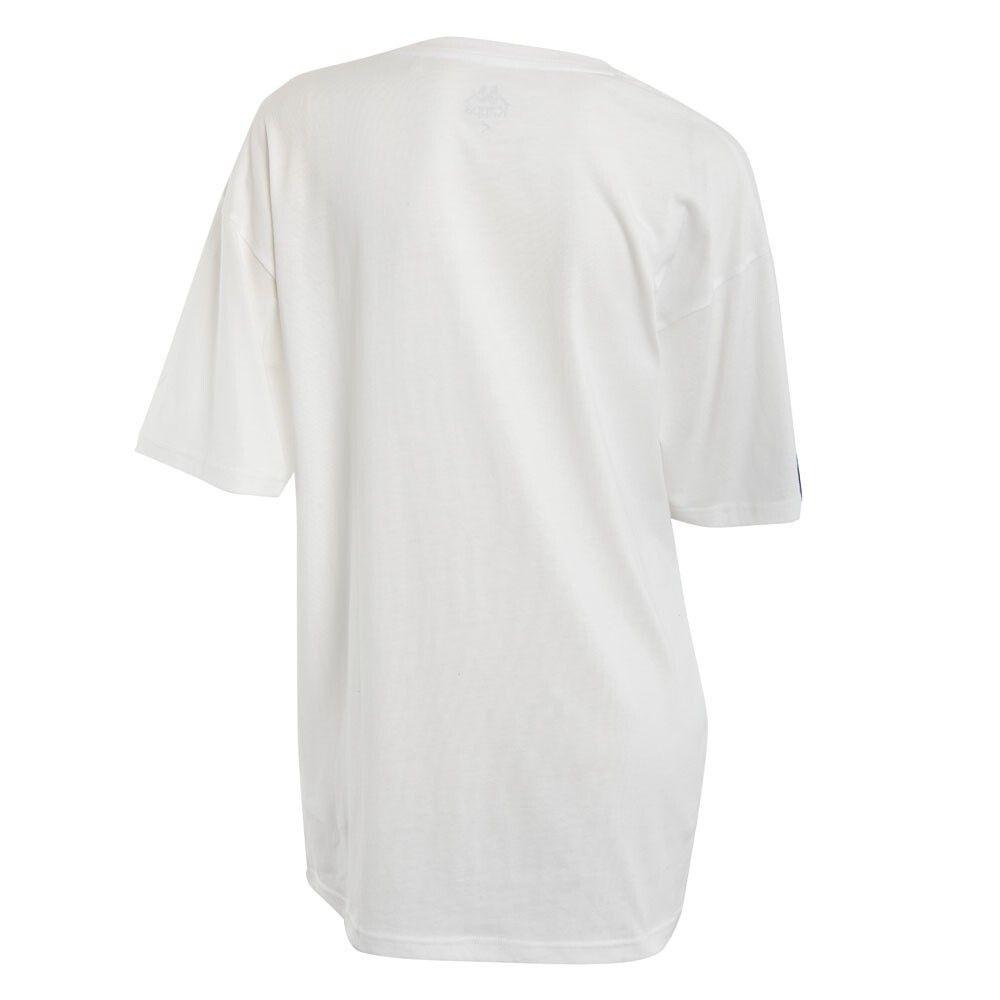 Polera Women Oversize White Print Black Green-2