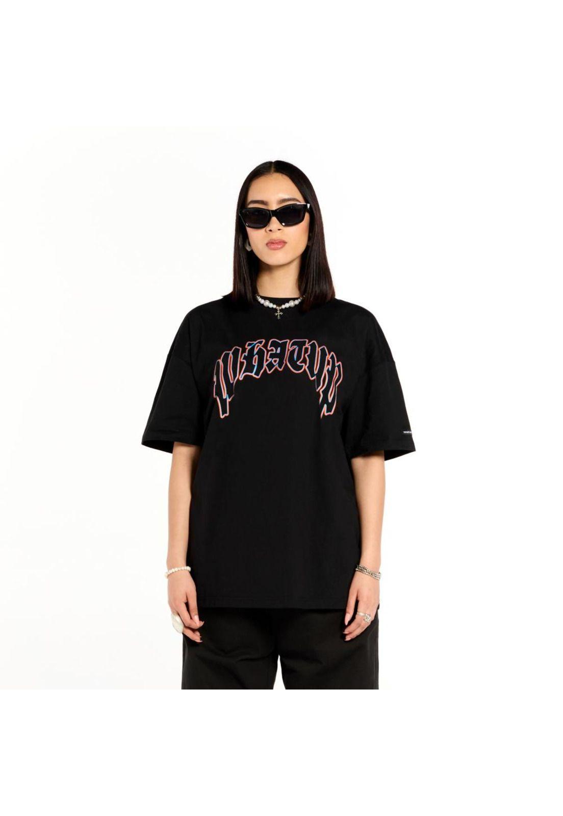 Polera Whatup Hombre Steel Negro-0