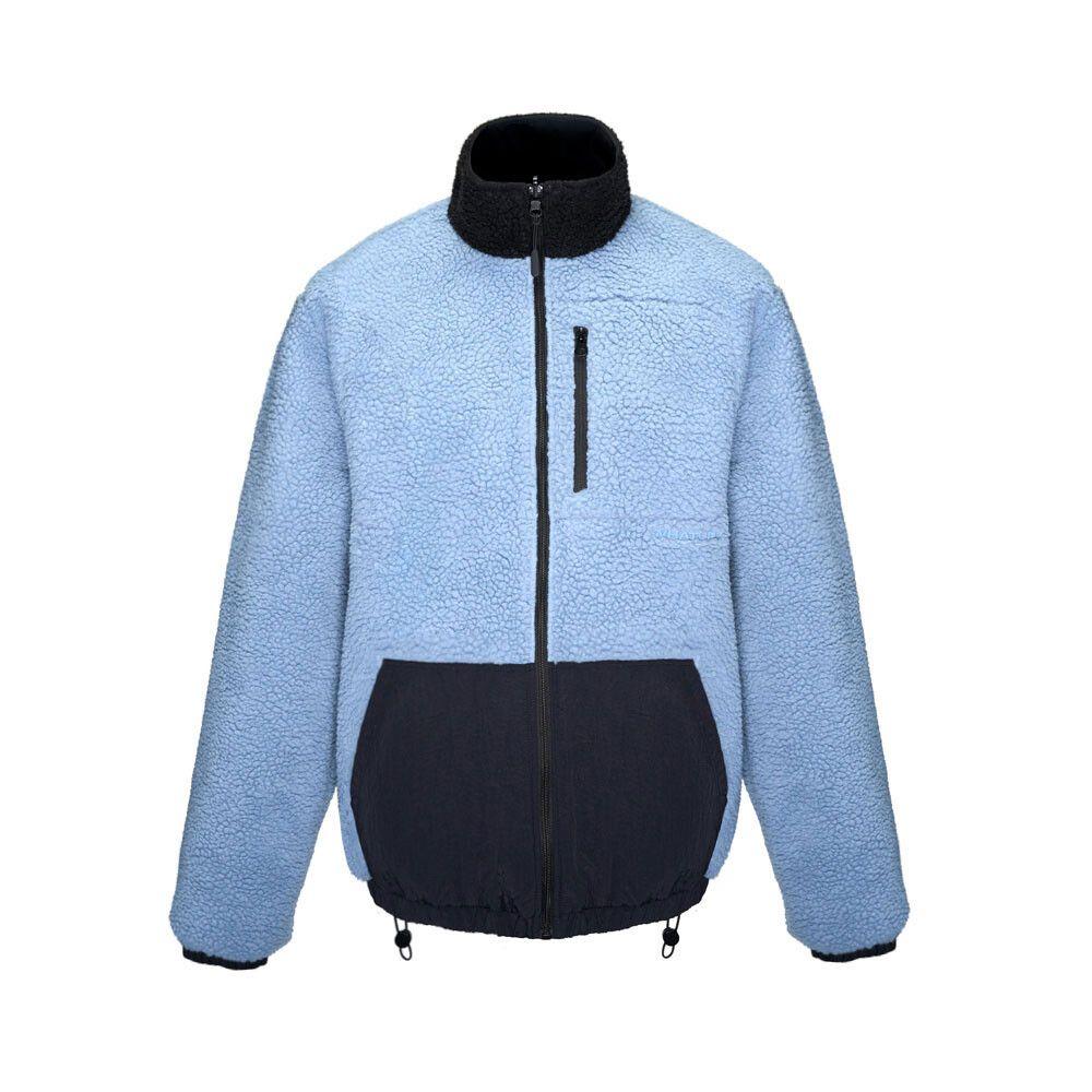 Sherpa Whatup Men Reversible Full Zipper Black Blue-3