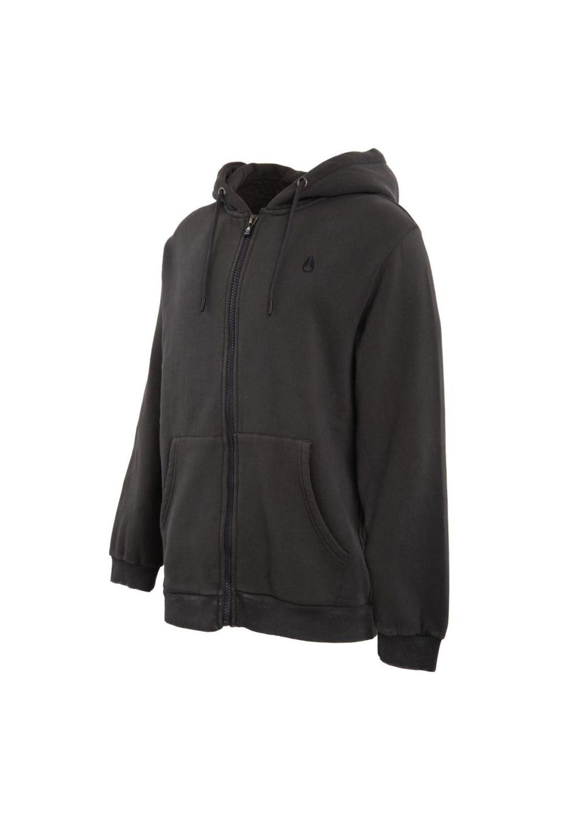 Poleron Men Full Zipper Frog Charcoal-2