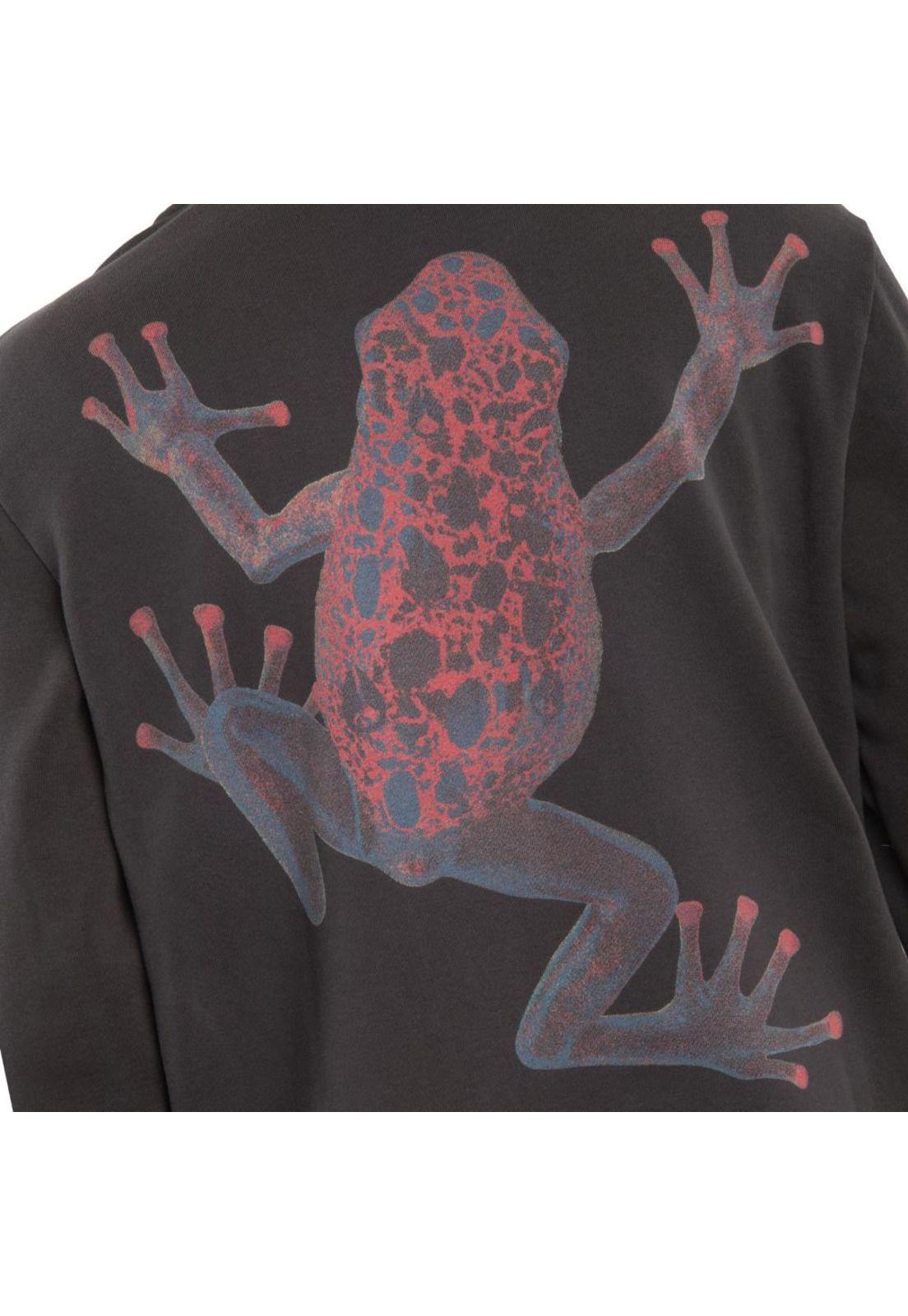 Poleron Men Full Zipper Frog Charcoal-3