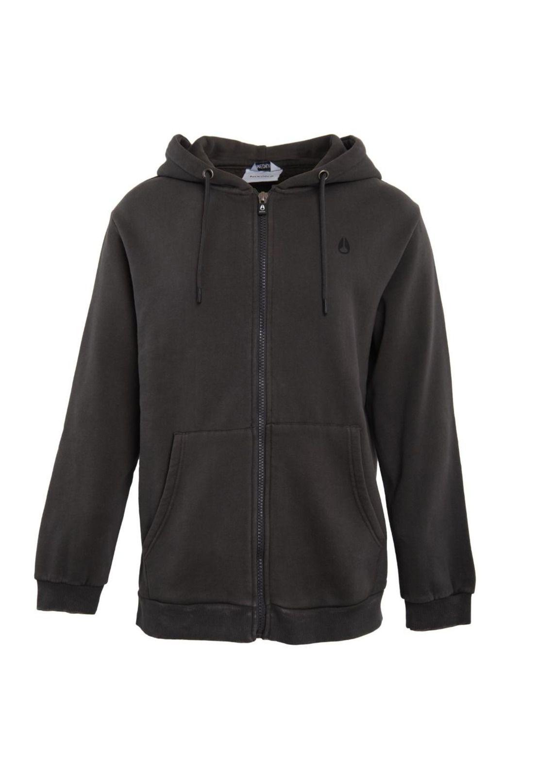 Poleron Men Full Zipper Frog Charcoal-0