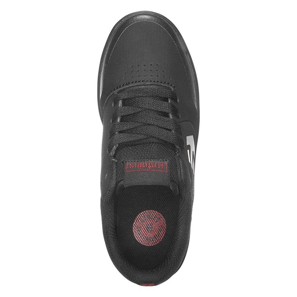 Zapatilla Kids Marana Black Red Black Etnies-1