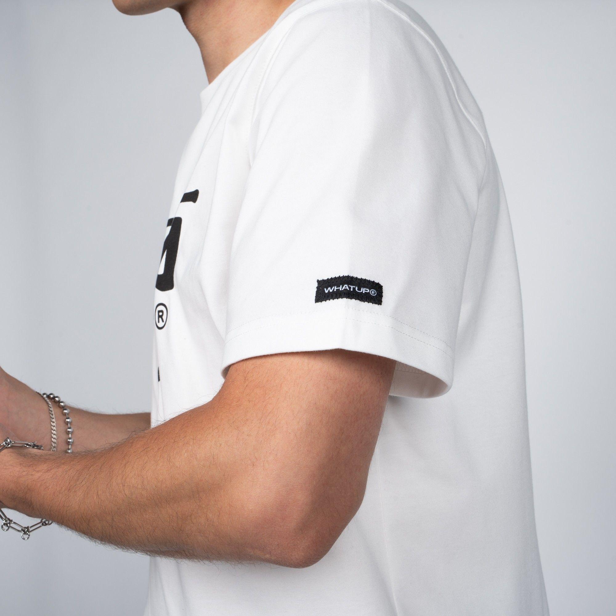 Polera WhatUp Classic Icon White Black-2