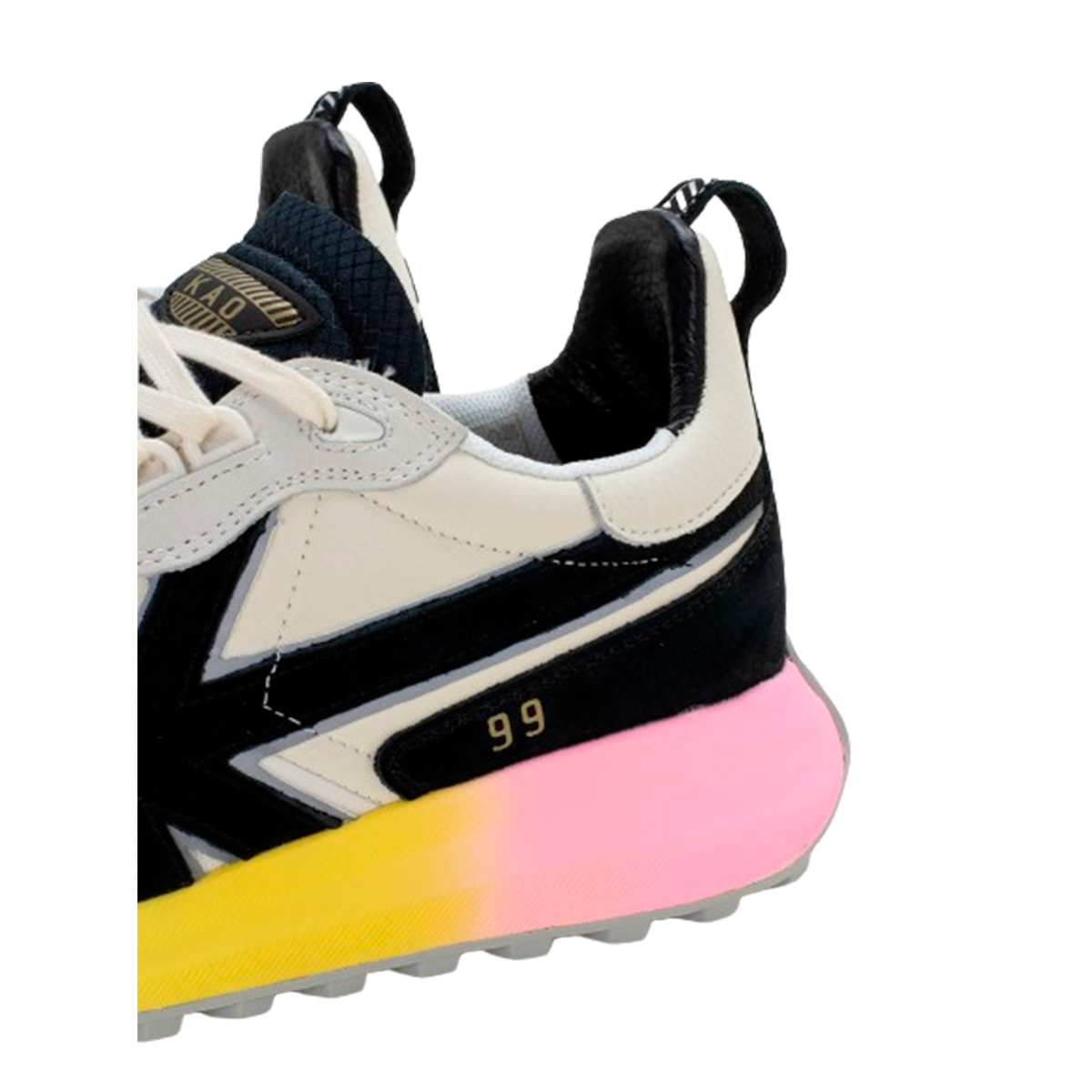 Zapatilla Kaotiko Detroit Off White Black-5