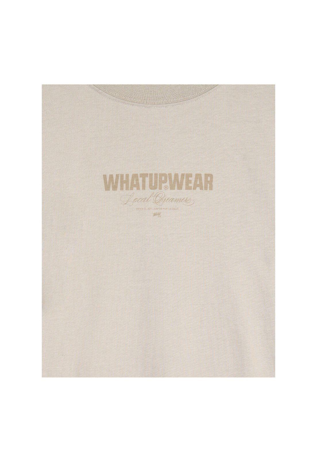 Polera Whatup Hombre Local Dreamers Beige-2