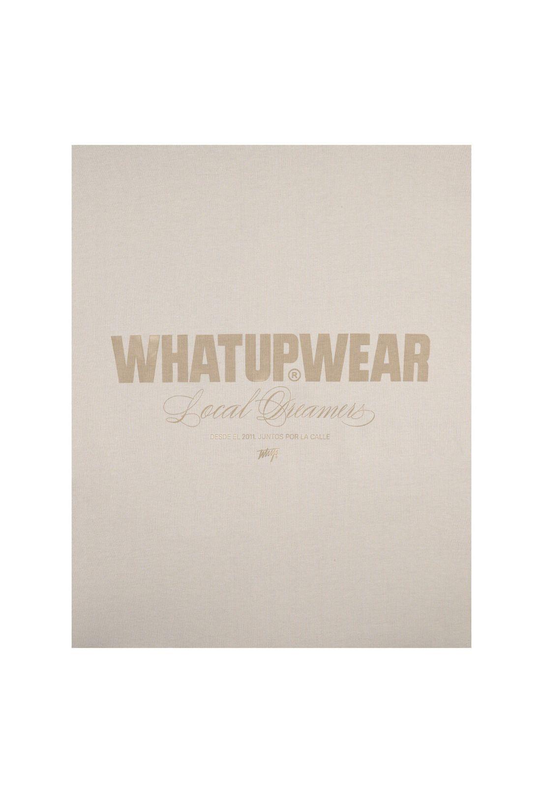 Polera Whatup Hombre Local Dreamers Beige-3