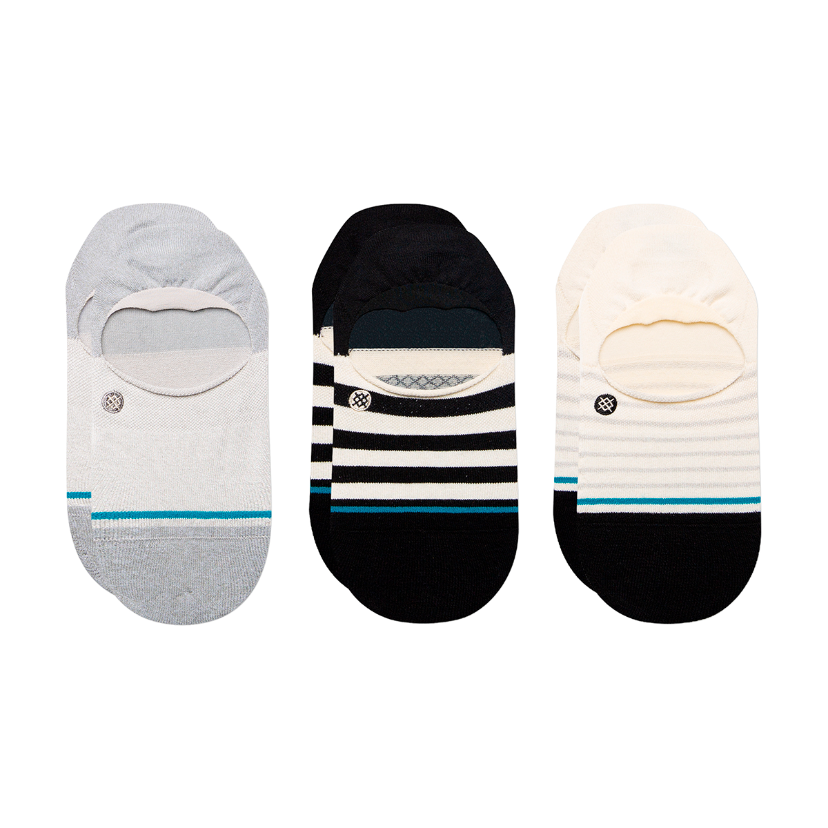Stance Sock Women 3 Pack No Show Butter Heather Grey-0