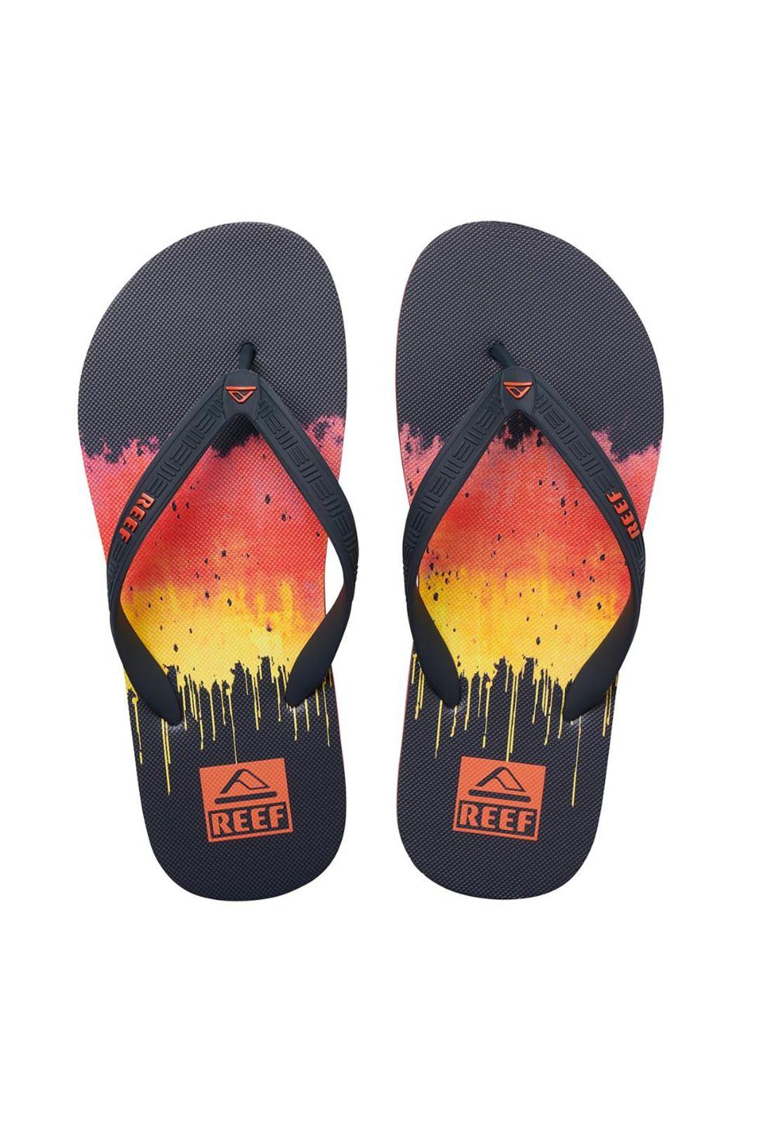 Sandalia Men Seaside Prints Meltdown Dark-1