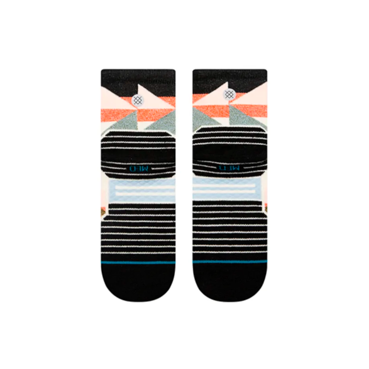 Stance Sock Women Tri Wool Mid Quarter Black-2