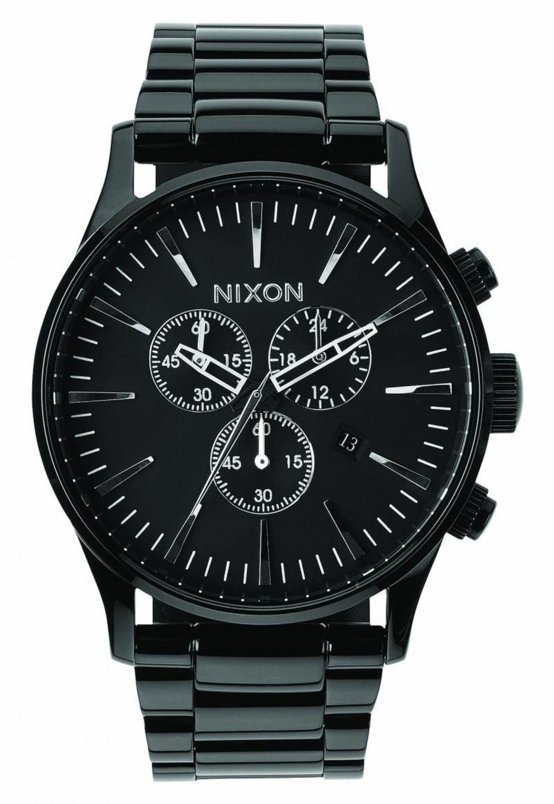 Reloj Sentry Chrono Negro Nixon-0